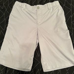 UNDER AMOUR Boys gray golf shorts - adjustable waist band - sz 14 - worn twice